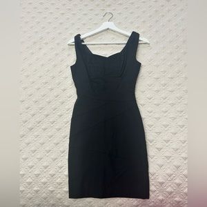 VINTAGE Le Chateau Black Fitted Dress